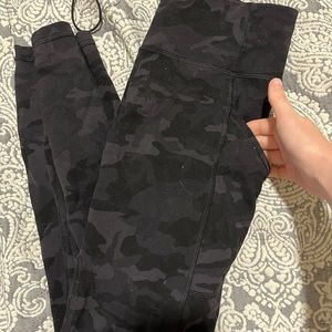 Lulu lemon black camo leggings
